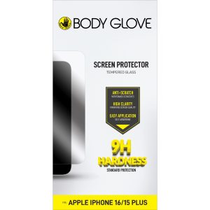 Body Glove Tempered Glass Screen Protector - Apple iPhone 16 Plus /  iPhone 15 Plus - Clear