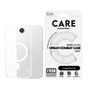 Care by PanzerGlass Urban Combat Magsafe Case - Apple iPhone 17e/16e – Clear