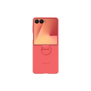 Samsung Silicone Cover With Ring - Samsung Galaxy Z Flip7 - Red
